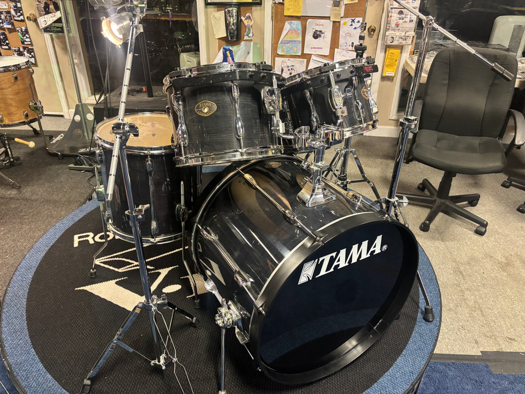 Pre-Owned Tama Rockstar 5pc Drum Set/hardware/throne