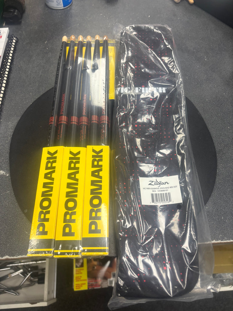 Promark signature pack Portnoy or Redmond/Vic Firth stick bag combo