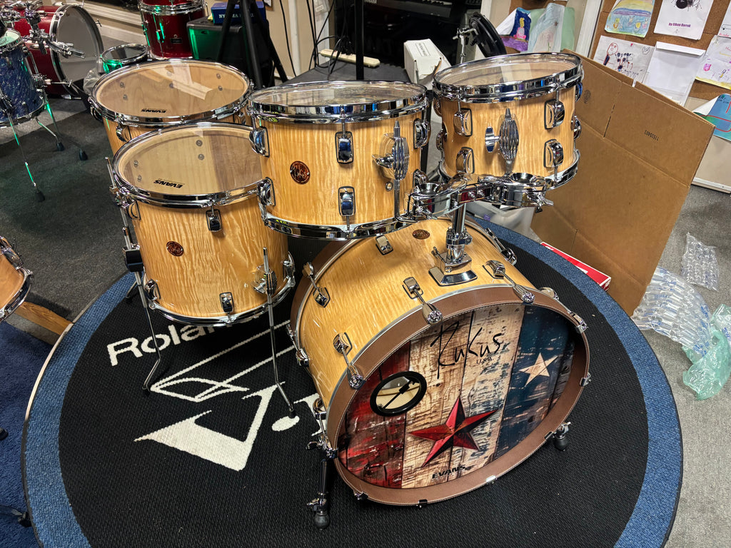 Rukus Custom Lacquer 5 piece/holder