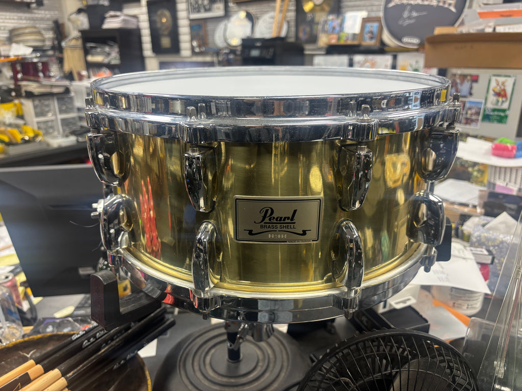 Pearl Vintage 6 1/2x14 BRASS snare (MINT)