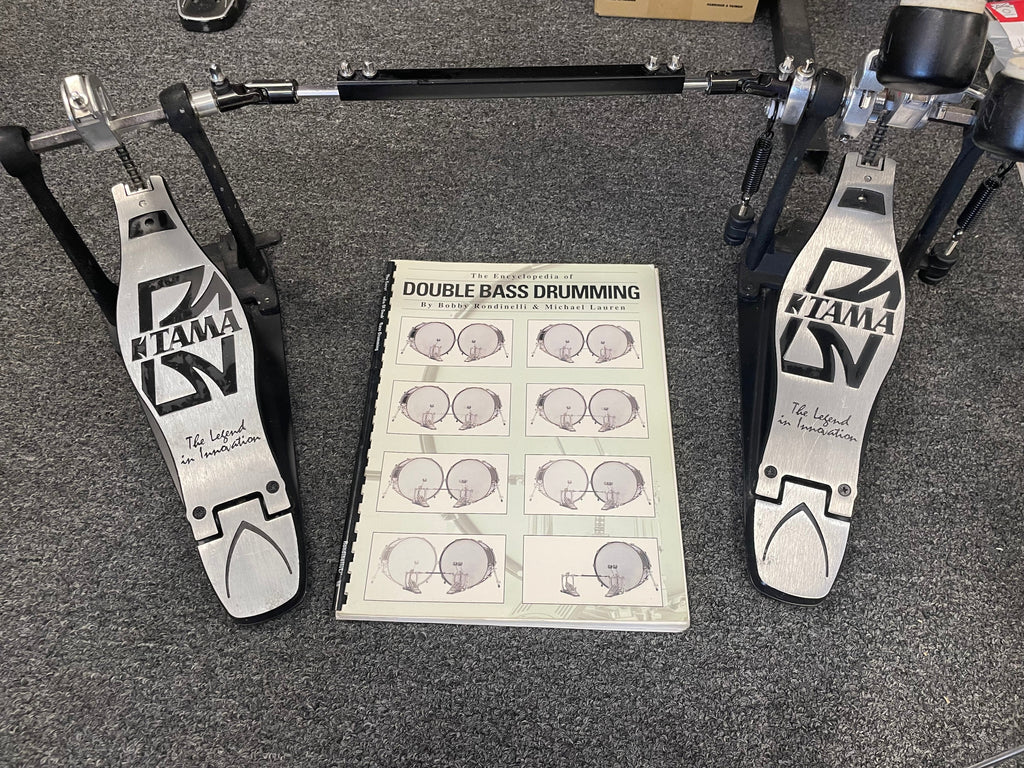 Tama HP200TW double pedal/Rondinelli book and free on line lesson coupon
