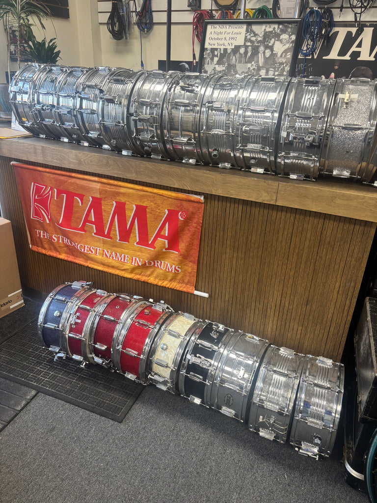 Assorted Blowout snare drums 5 1/2x14 (chrome,wood)