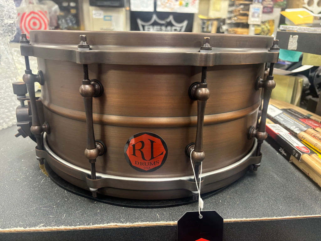 RL Drums LLC all copper snare 6 1/2x14