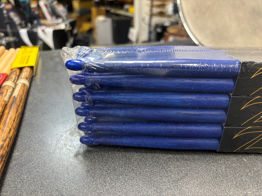 Zildjian 12 pair brick of BLUE 5A nylon