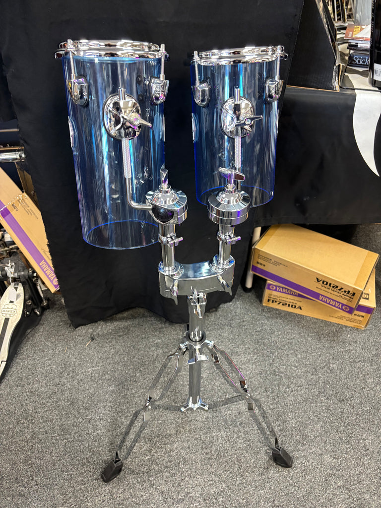 RL Drums Octoban Set 10 and 12 inch/HD stand (LUDWIG BLUE)