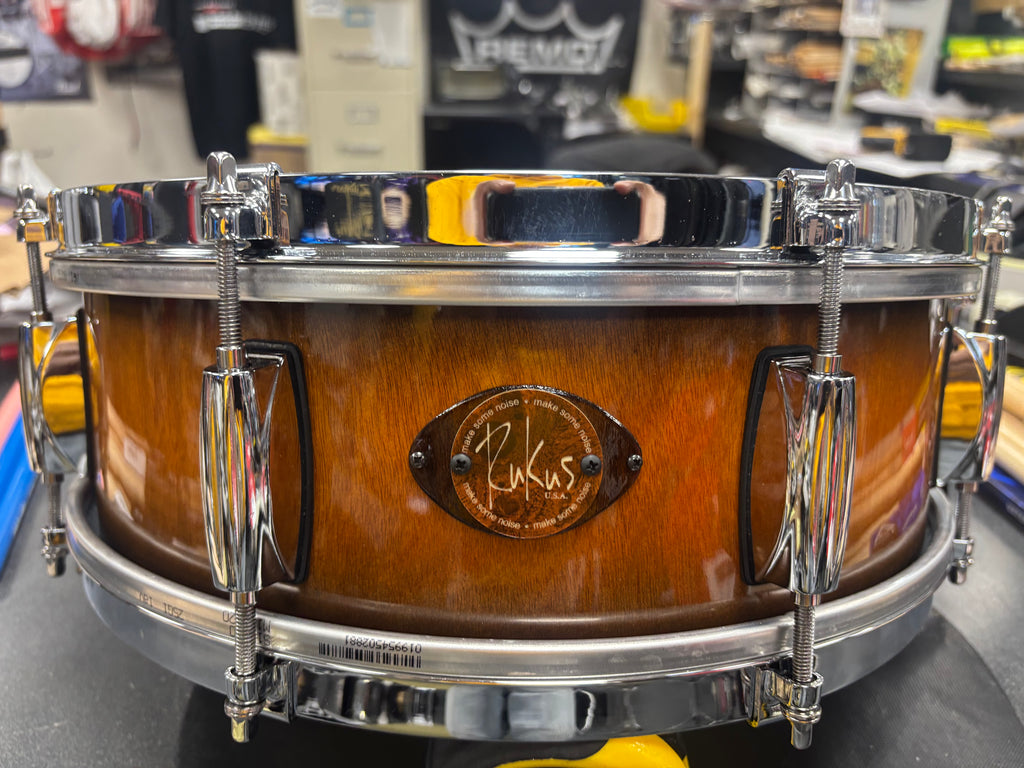 Rukus snare drum 5x14 snare Mahog/Maple snare