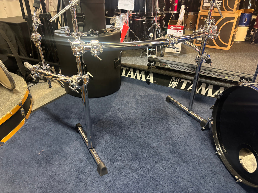 GIBRALTAR CURVED CHROME RACK/SIDE WINGS /CLAMPS NEW DEMO