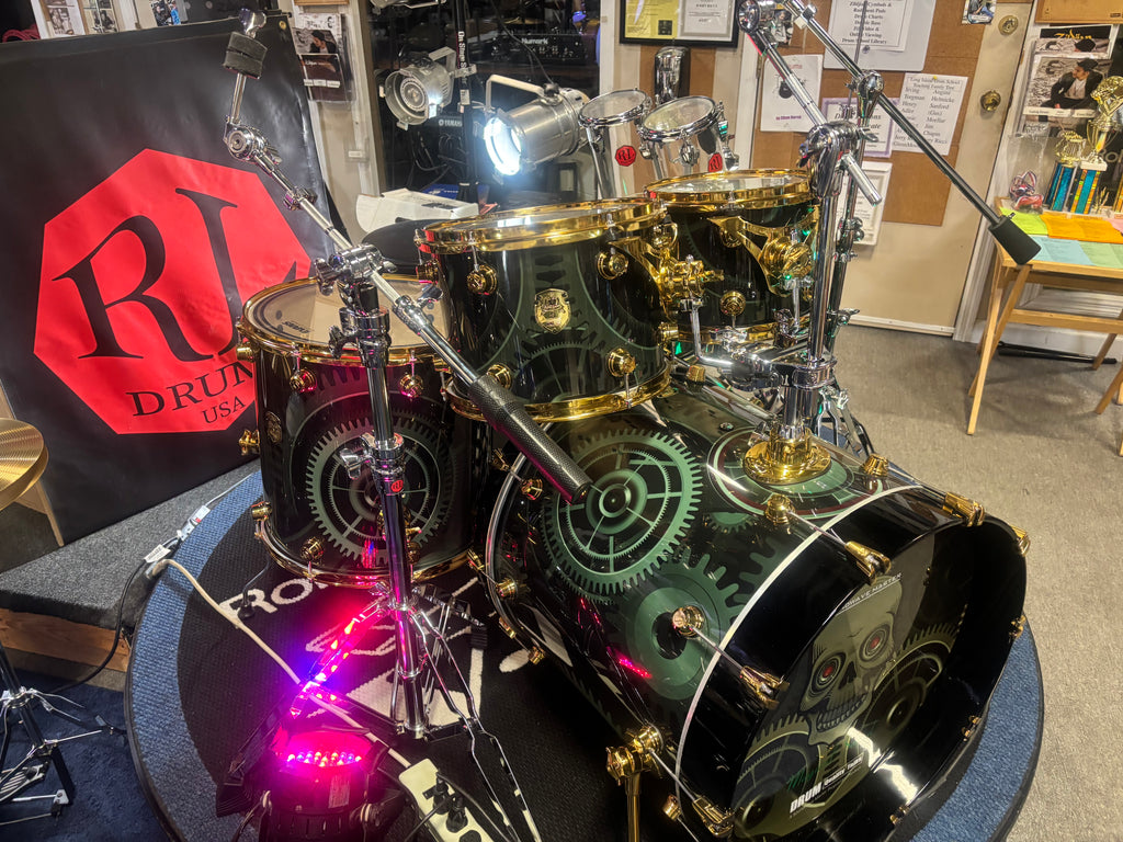 RL DRUMS 'MUSIC CITY' SOUND MASTER 5 PIECE FREE OCTOBAN SET