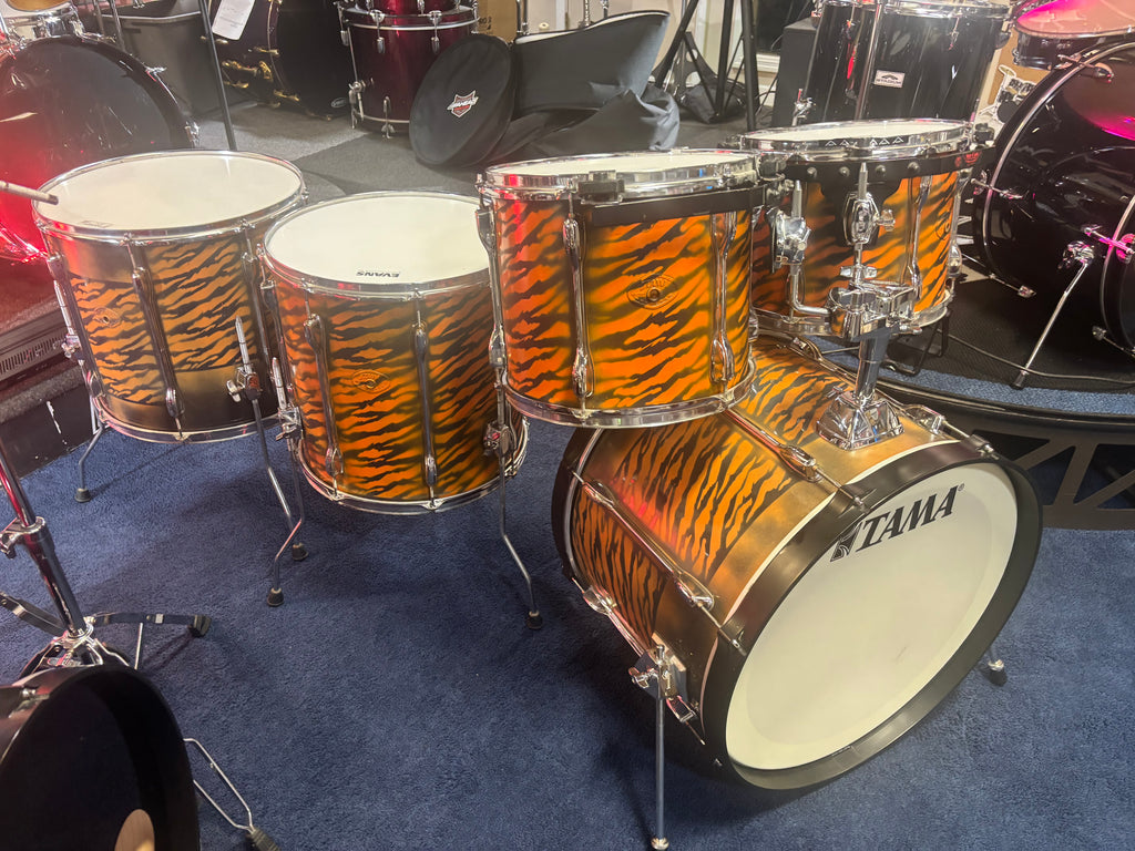 Tama Vintage Rockstar 5 piece drum set custom