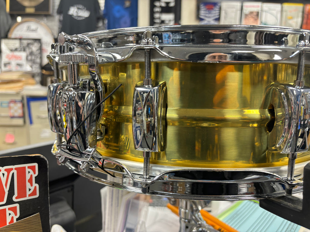 RUKUS 5 1/2x14 rolled brass snare drum