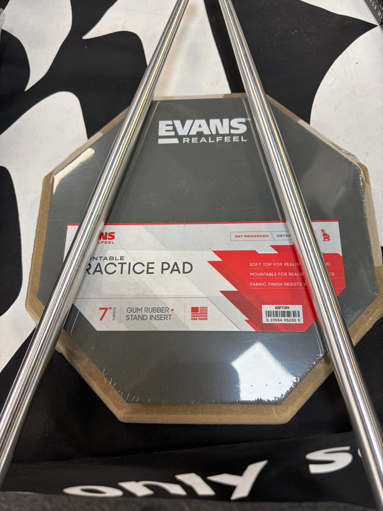 reel feel 7 inch Practice Pad / Metal Sticks Workout Kit
