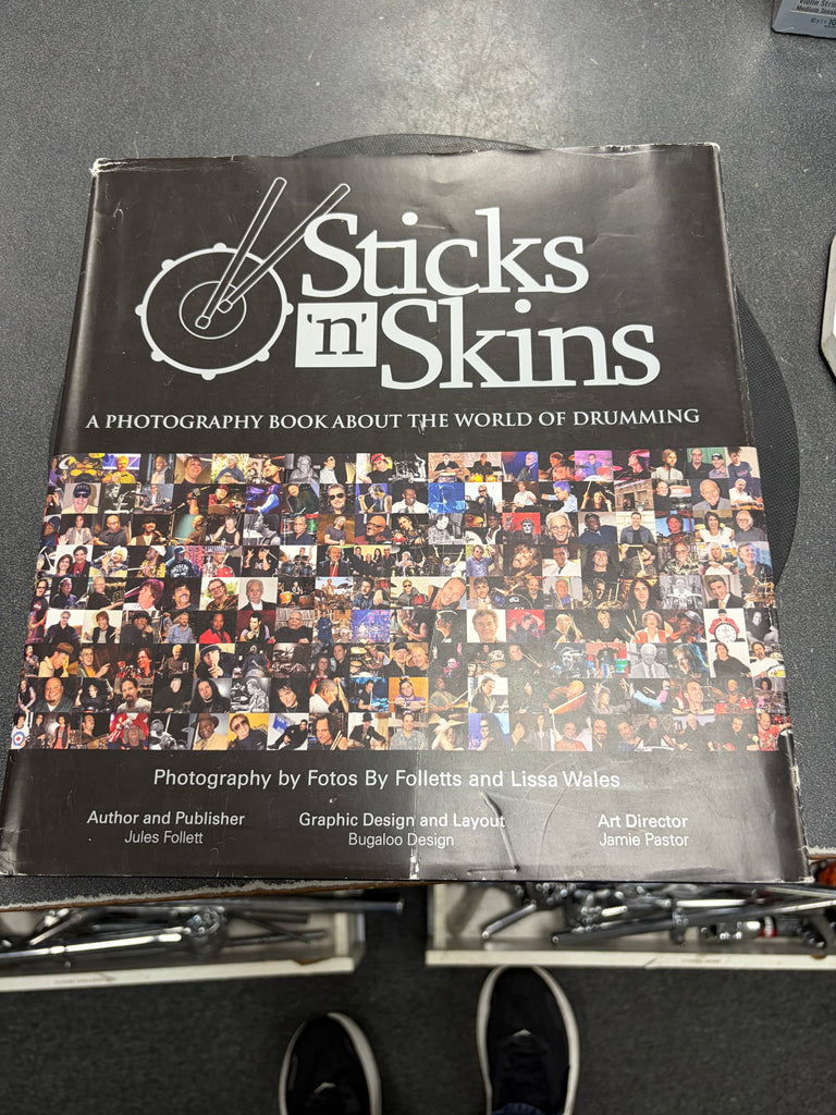 Sticks N Skins Photographic book about the world of drumming