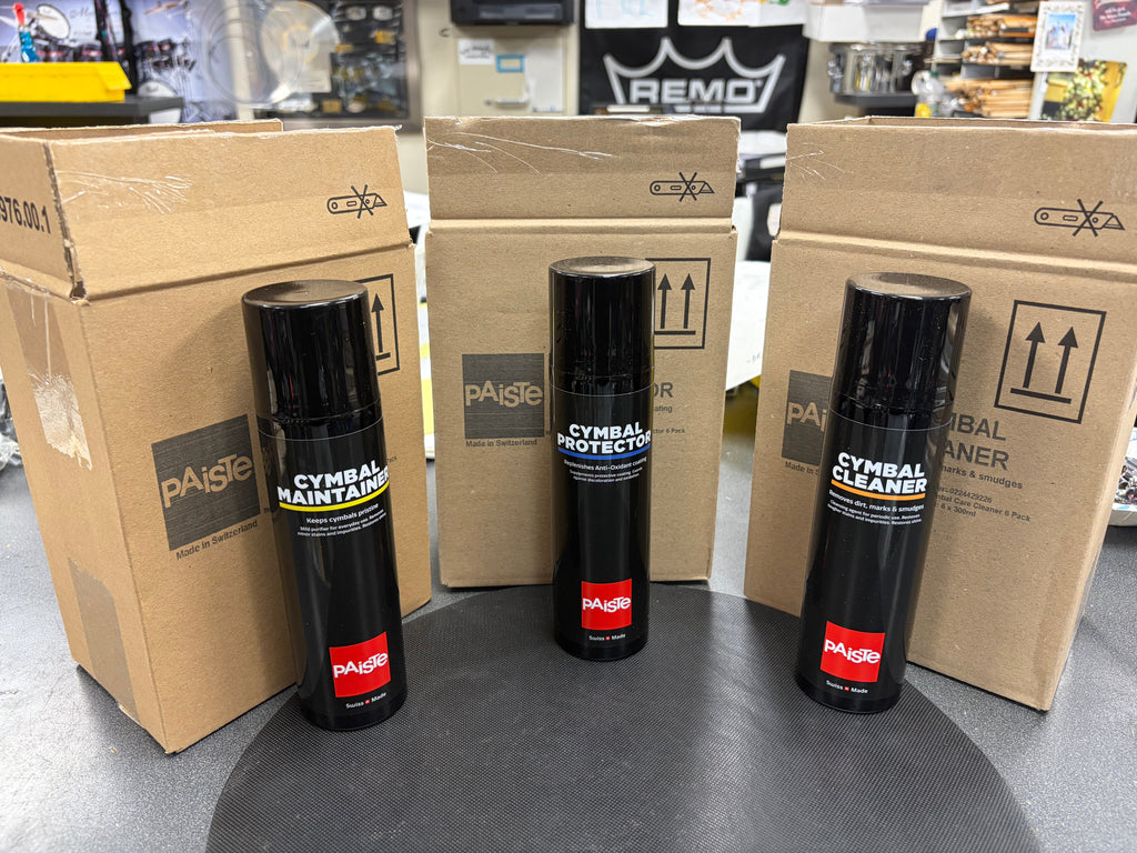 Paiste NEW Cymbal Cleaner and cymbal protector