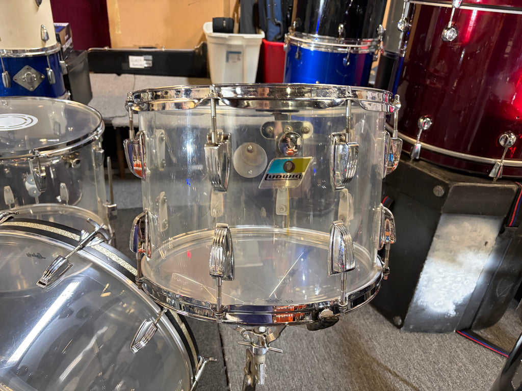 Ludwig Vintage Clear Vistalite 3 piece set
