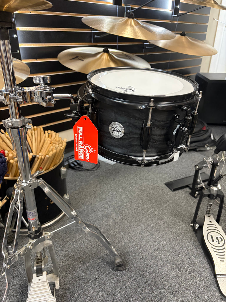 Gretsch 6x10 add on snare (ash) in satin ebony/mtd clamp