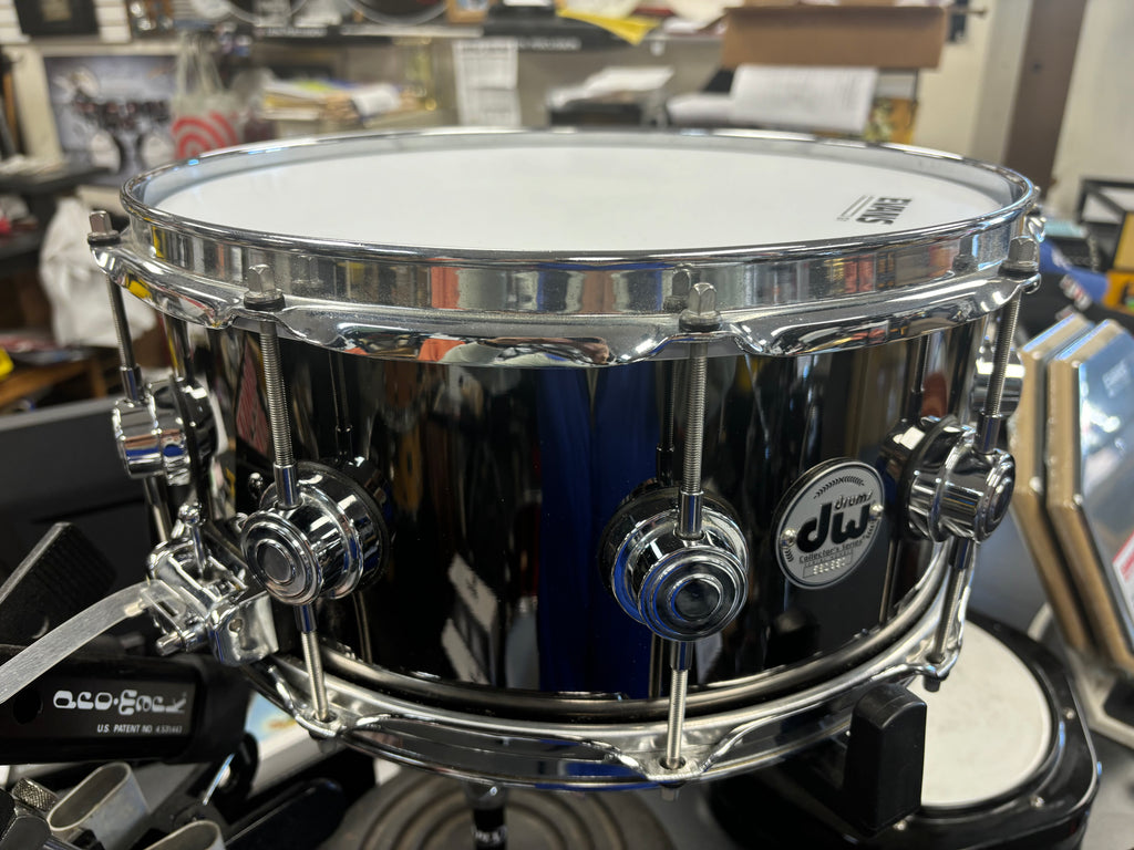 DW Collectors Series 6 1/2x14 Black Nickel/Brass