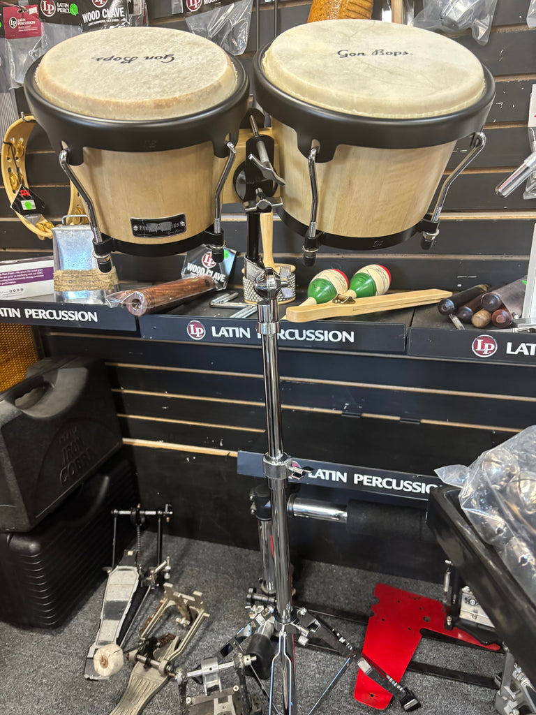 Gon Bops set of Bongos /stand