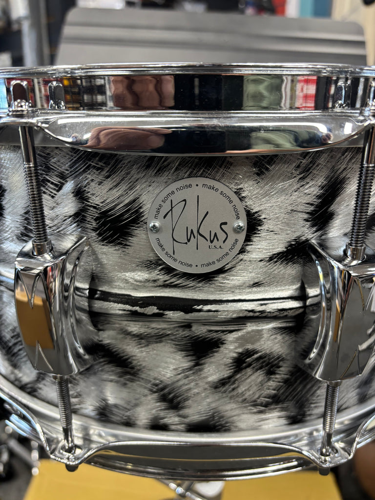 Rukus 6 1/2x14 Grinded Aluminum Snare/Gibraltar PRO LINE snare std
