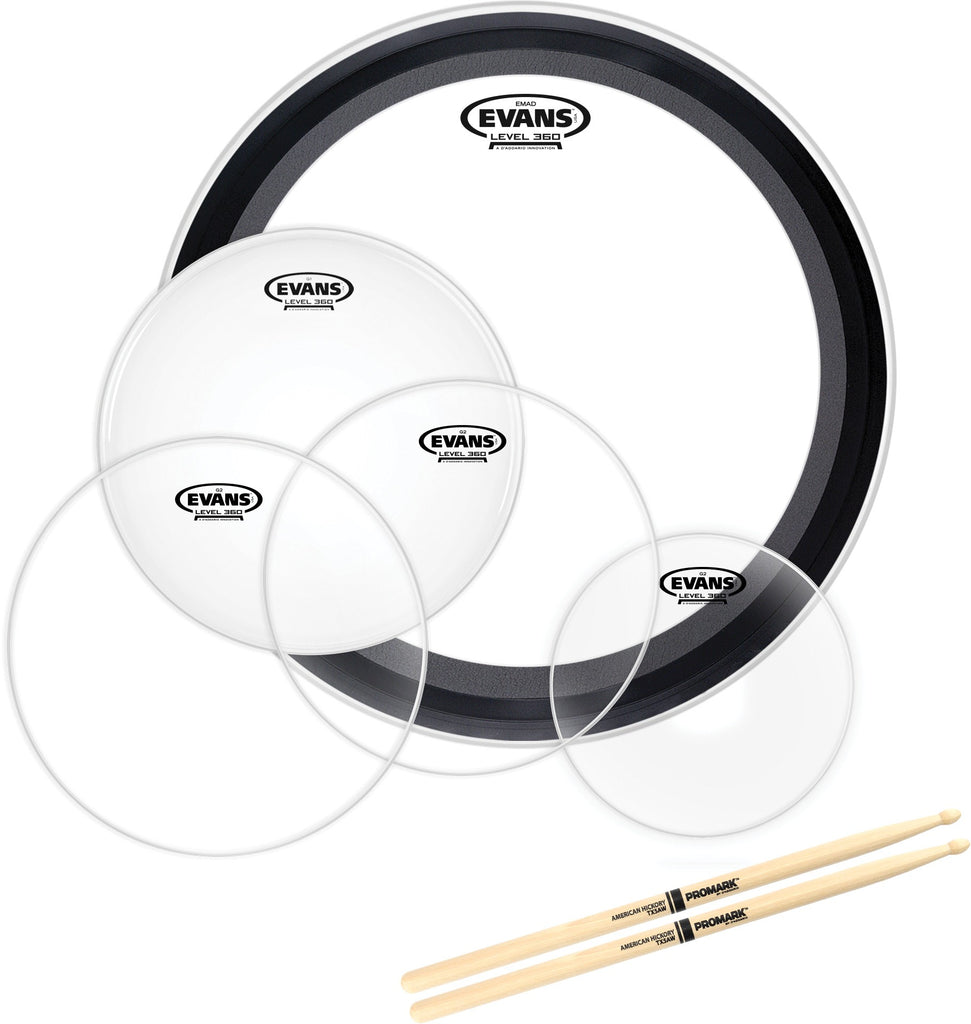 Evans Great American drum head pack