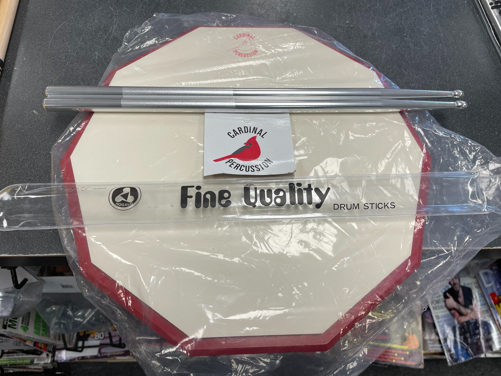 Cardinal Practice Pad / Metal Sticks Workout Kit