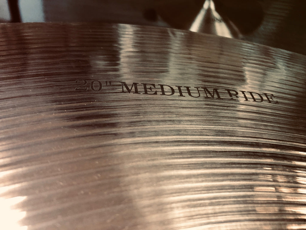 Wuhan Medium Ride Cymbal with rivets.