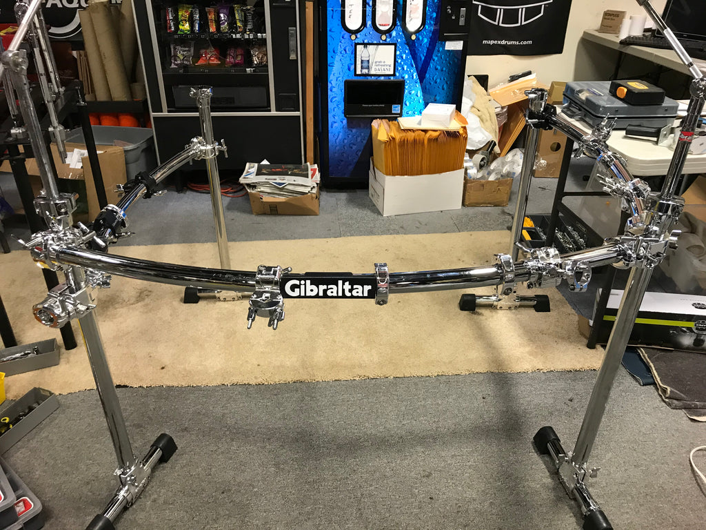 Gibraltar Monster Chrome 3 sided rack