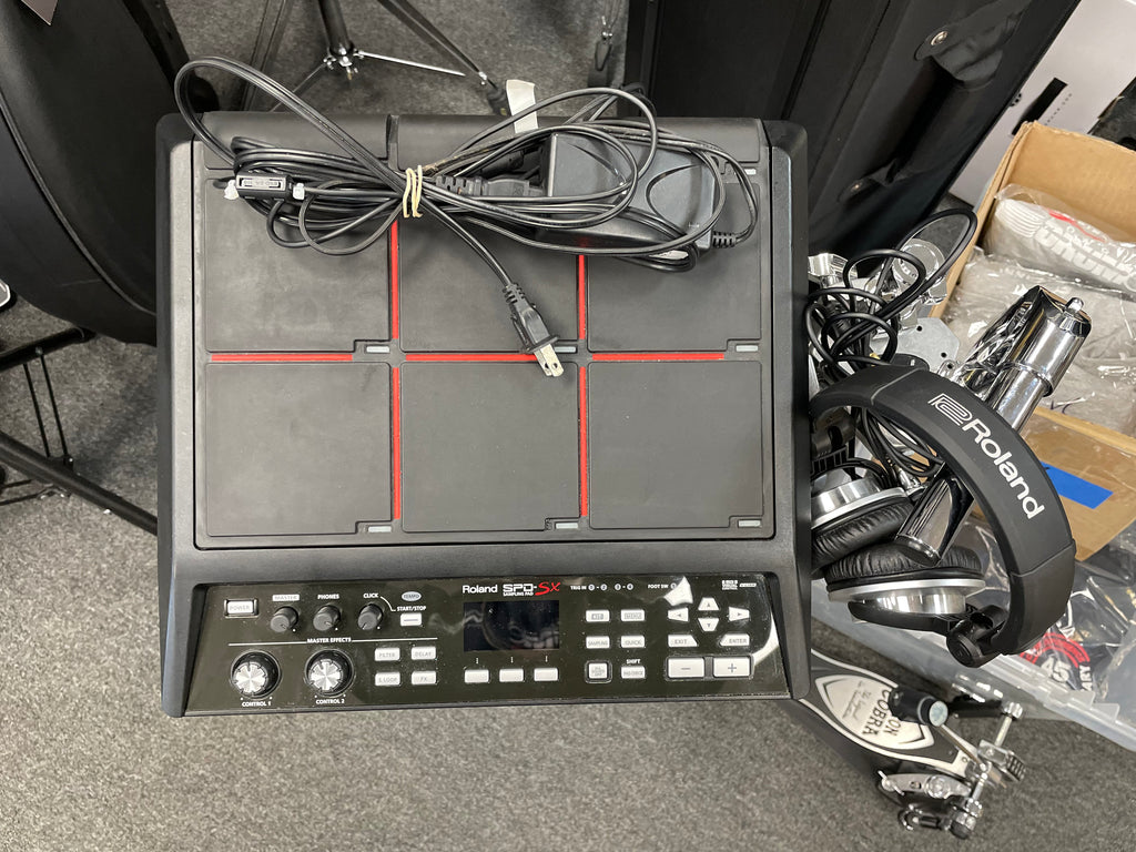 Roland SPD-SX  Percussion Pad/Stand / Headphones/Case