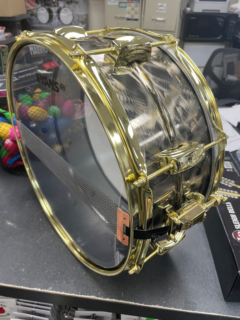Rukus 6 1/2x14 Grinded Brass Snare