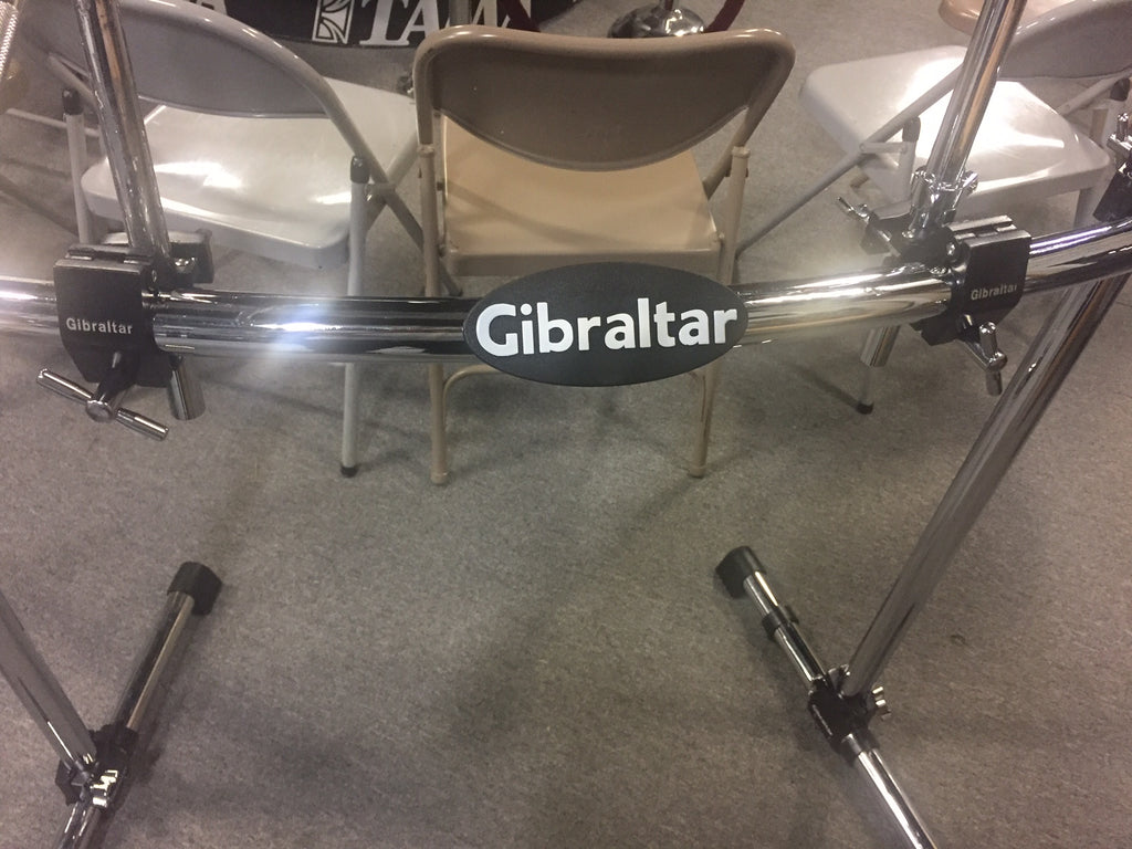 Gibraltar 2 sided drum rack with clamps and arms