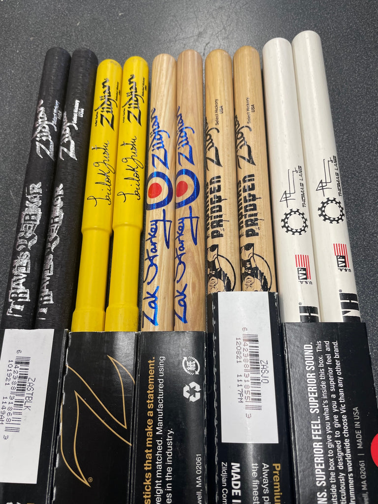 Zildjian Assorted Signature Stick Models