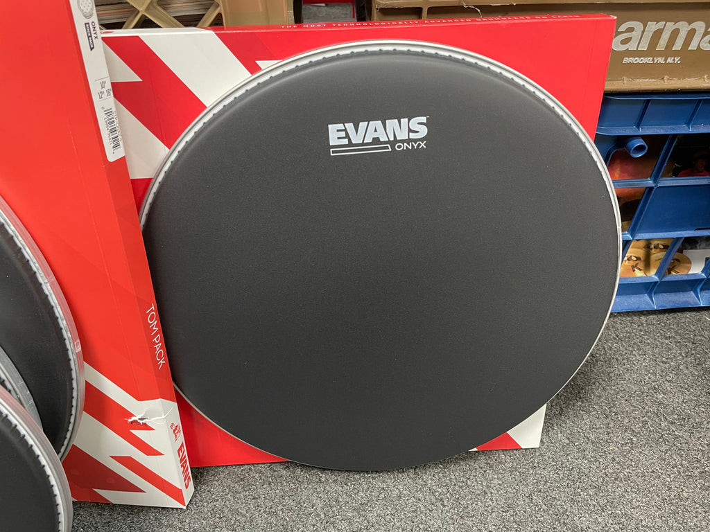 Evans 10, 12, 16 and 14 Snare B14g1 Coated White