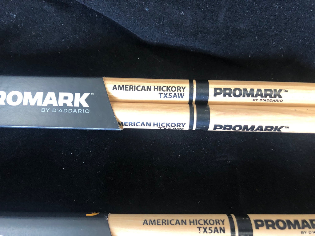 Promark 6 Pair Stick Deal - Hickory 5A, 5B, 7A and 747 Models with Wood or Nylon Tip