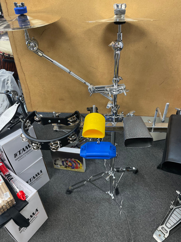 Latin Percussion set up complete /stands