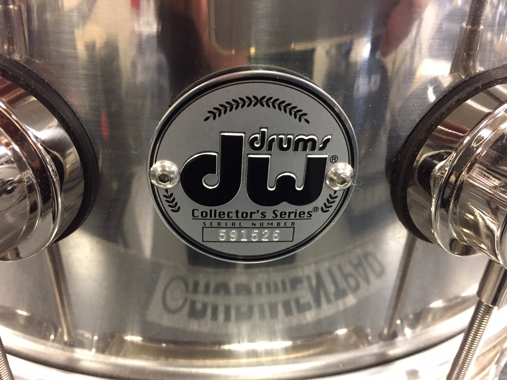 DW collectors steel 6 1/2x14 snare drum