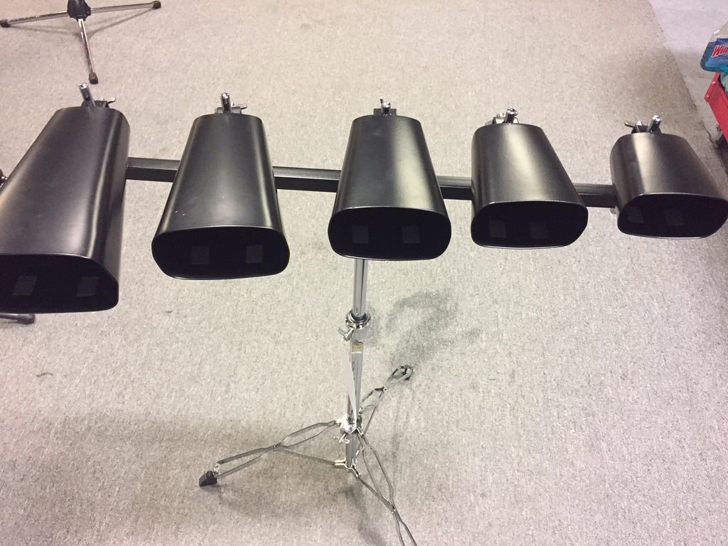 LIDC 5 Cowbell Set with Stand Christmas special!!