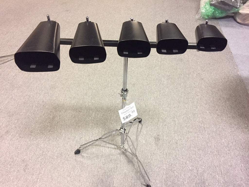 LIDC 5 Cowbell Set with Stand
