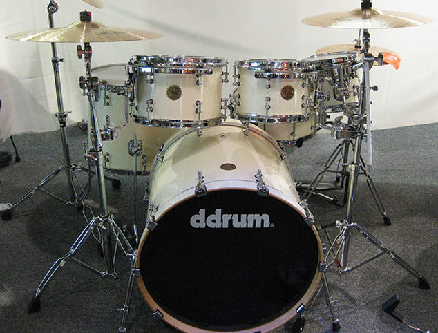 DDRUM Dios 6pc White Drum Set