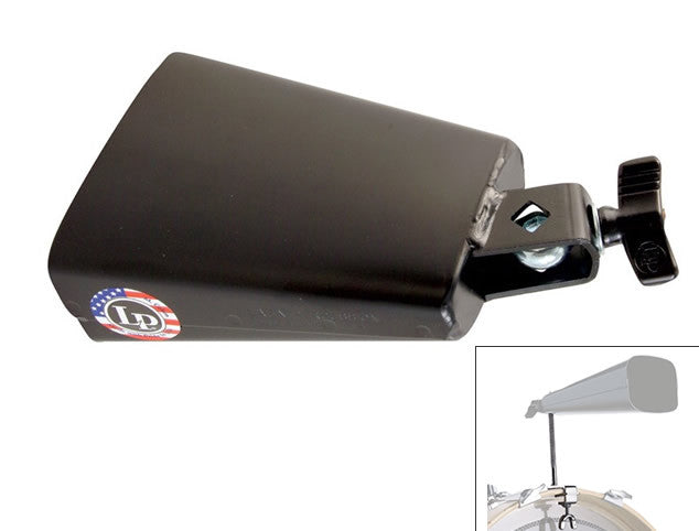 Black Beauty Cowbell with Bass Drum Mount