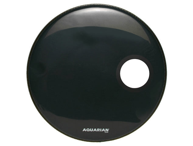 Aquarian Regulator Front Bass Drum Head with Small Off Set Hole