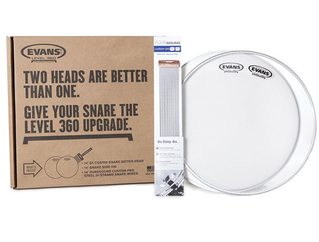 Evans Drum Heads Level 360 Snare Head Pack