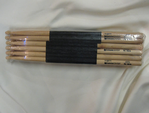 LIDC / Vic Firth 5A & 5B Wood Tip Sticks - 12 pairs