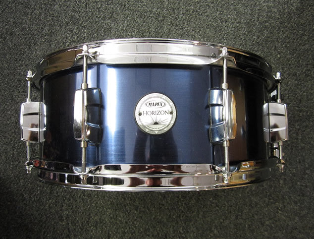 Mapex Horizon 5.5x14 Snare Drum in Indigo Steel Wrap-Basswood Shell