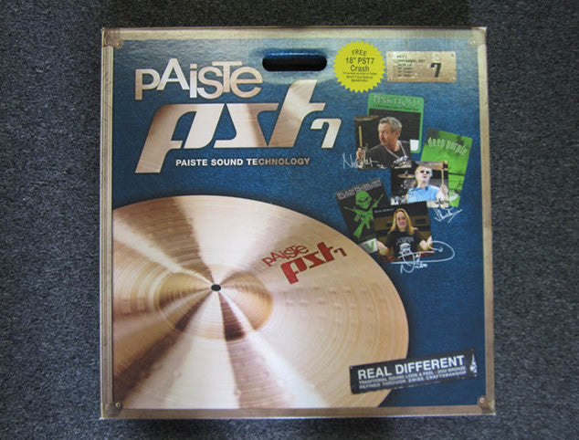 Paiste PST7 Complete Cymbal Set. Choose from Heavy / Rock or Universal Models