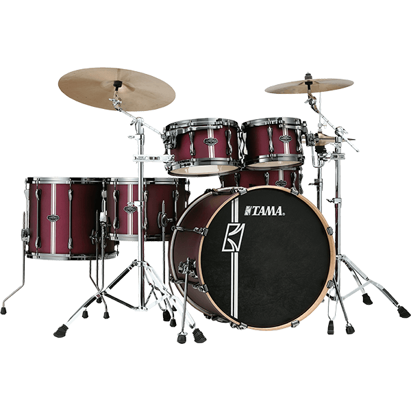 Tama Superstar Duo hyperdrive 5 piece drum se/holders