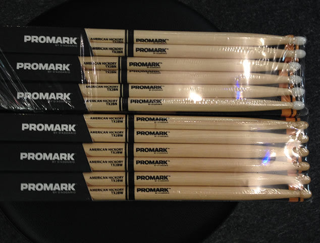 Promark 6 Pack 2B Nylon or Wood Tip Sticks
