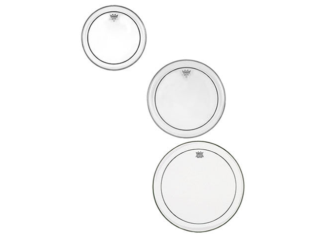 Remo Pinstripe Clear Drum Head Pack in 10