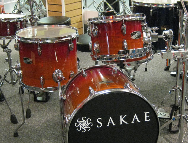 Sakae Pac D 4pc Gig Drum Set with Hardware
