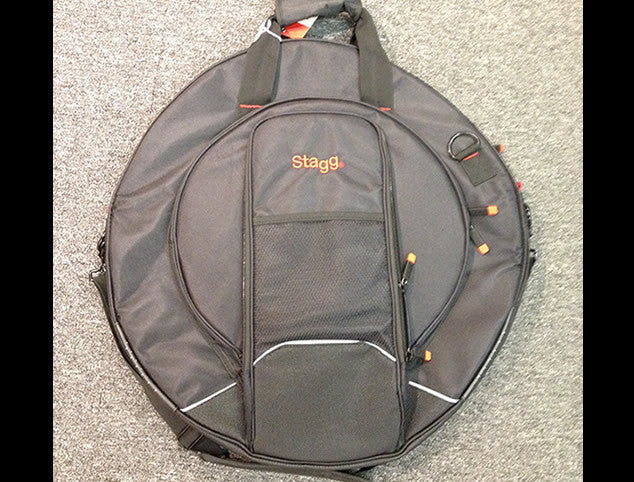 Stagg Deluxe Cymbal Bag with Detachable Stick Bag and Side Compartment
