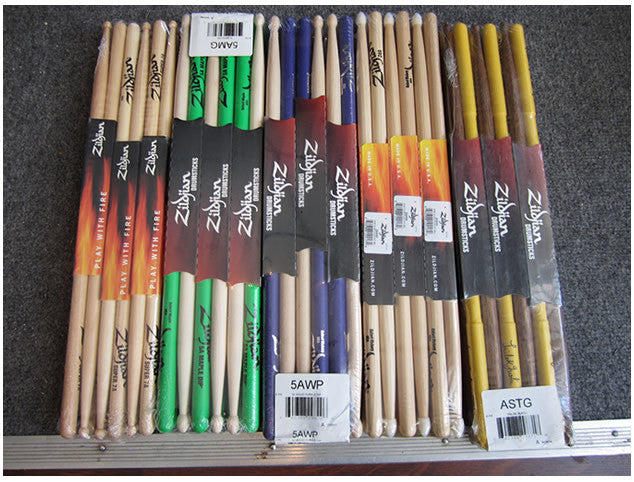 Zildjian Drum Stick Deal - 6 pair, sealed brick